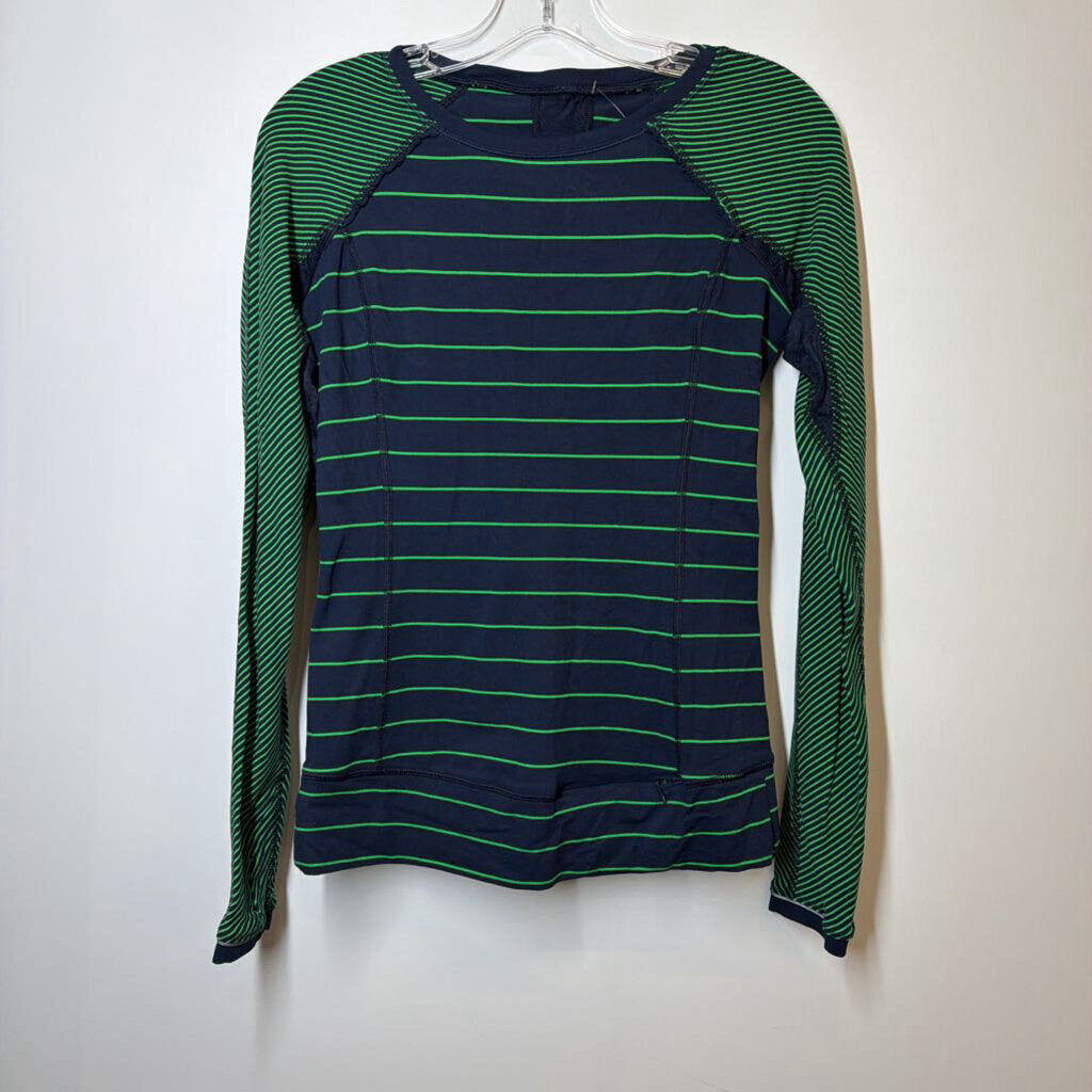 Lululemon Athletic Tops S Navy/Green