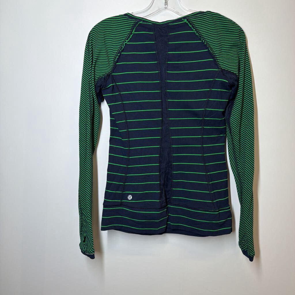 Lululemon Athletic Tops S Navy/Green