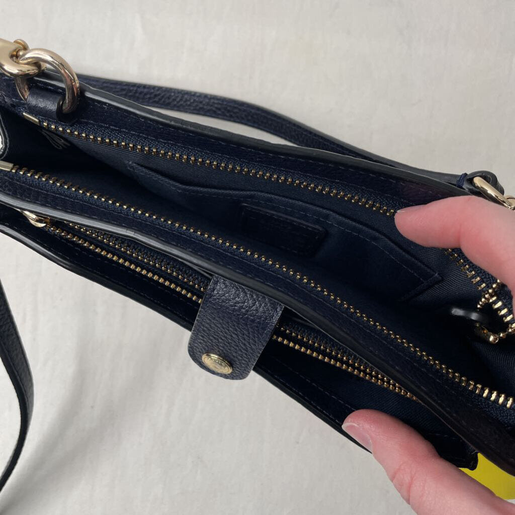 Coach Purses Small Crossbody Navy
