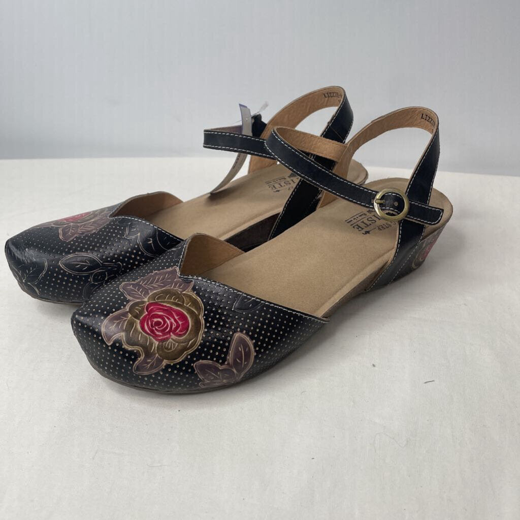 L'artiste Shoes 10 Black/Floral