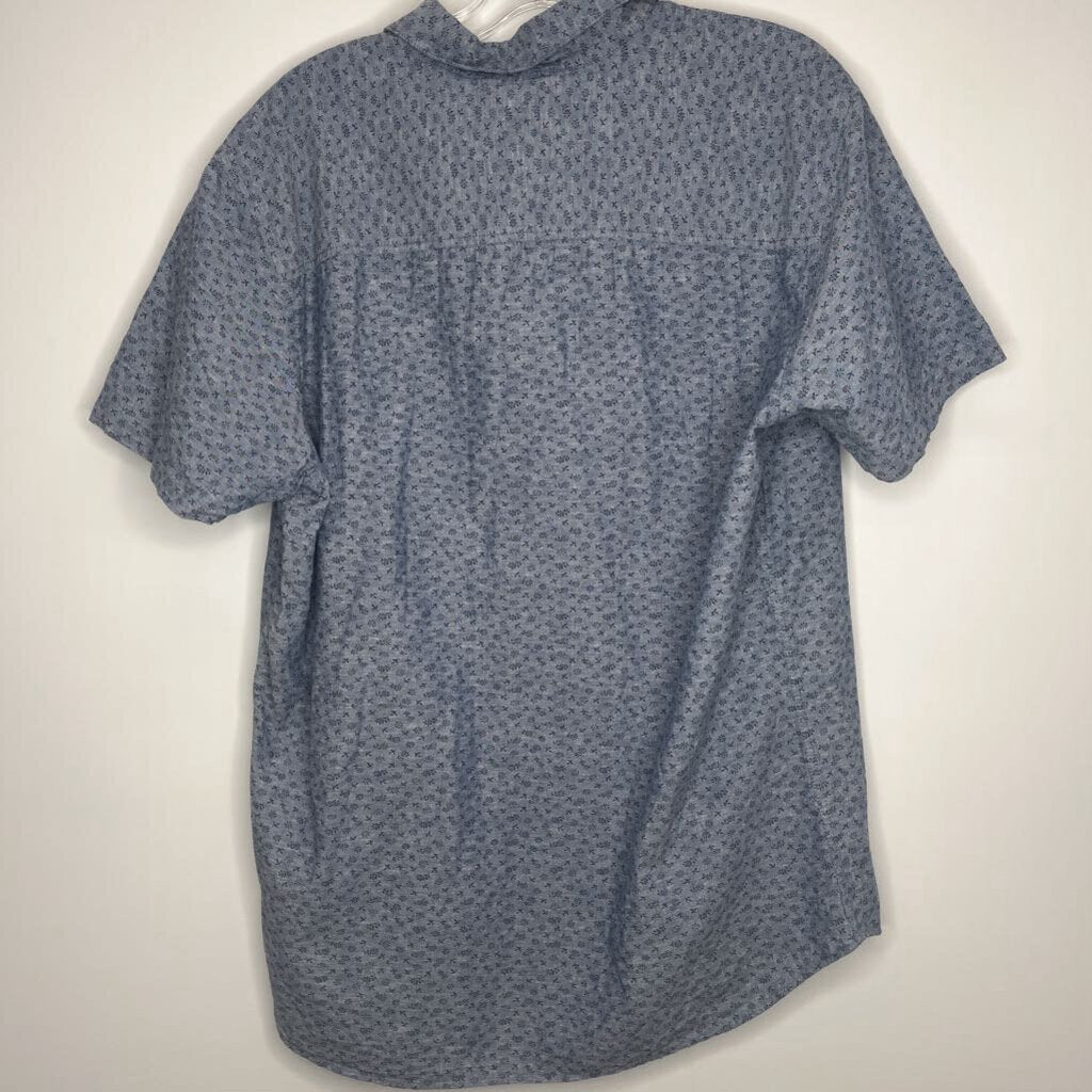 Button Down XL Heather Blue