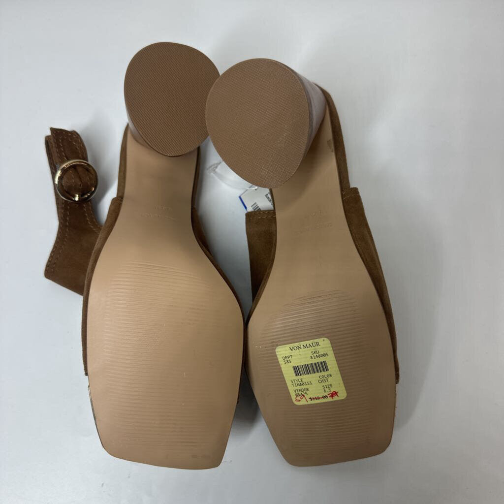Steve Madden Shoes 8.5 Brown Suede/Gold