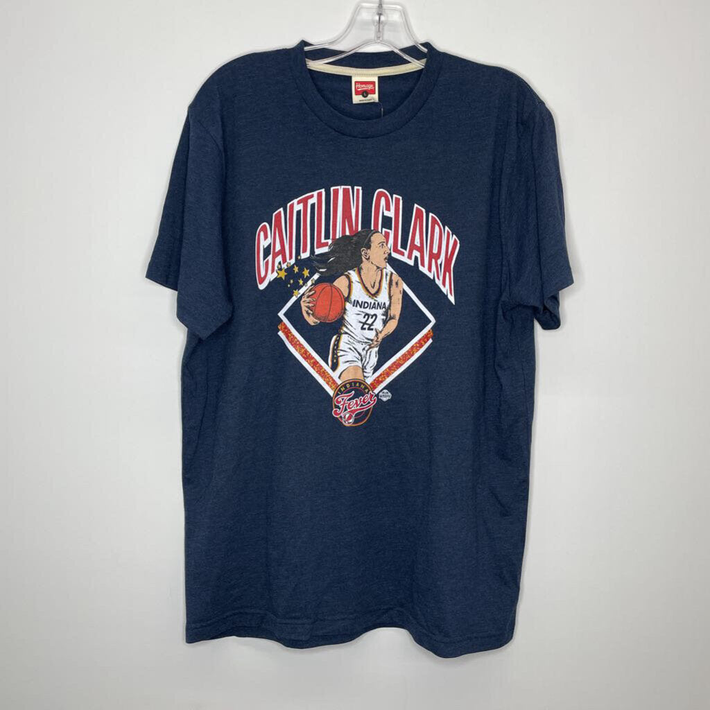 Homage Shirt Men's L Navy/Caitlyn Clark Indiana Fever