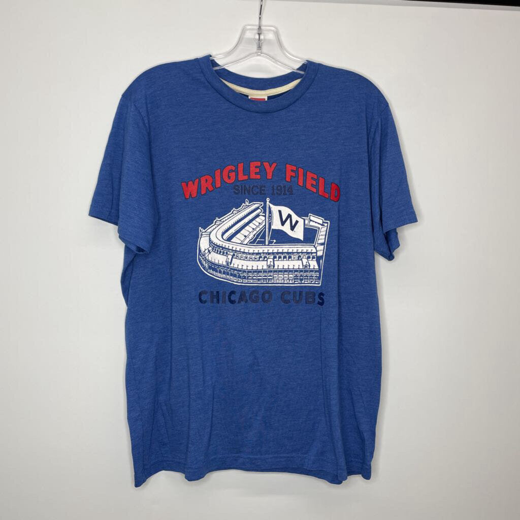 Homage Shirt Men's L Blue/Wrigley Field