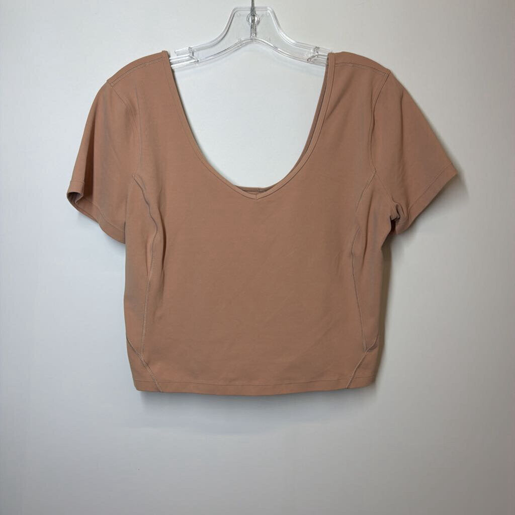 Lululemon Athletic Tops M Tan