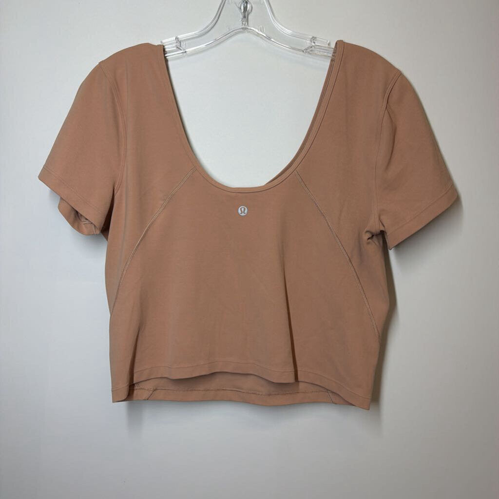 Lululemon Athletic Tops M Tan
