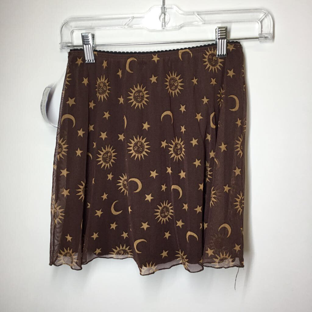Altar'd State Skirt S Brown