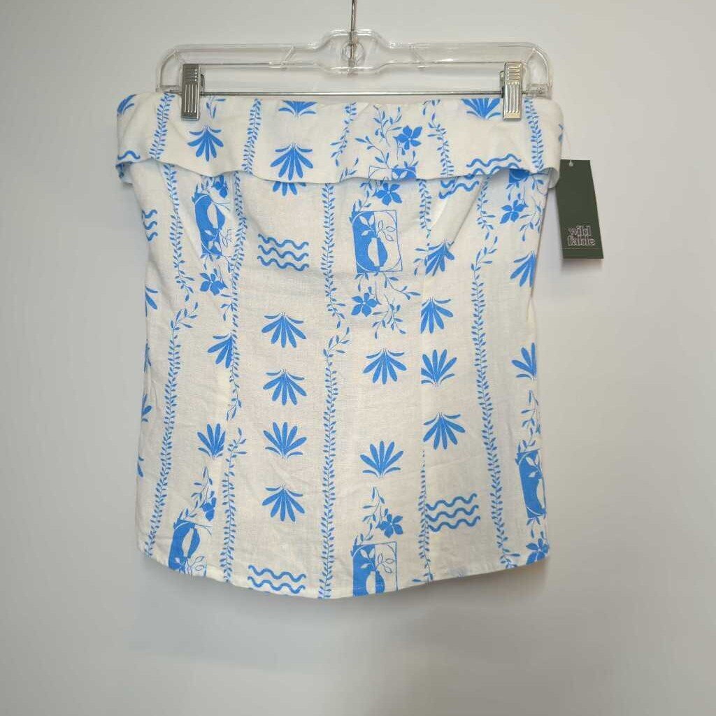 Wild Fable Tank S White/Blue
