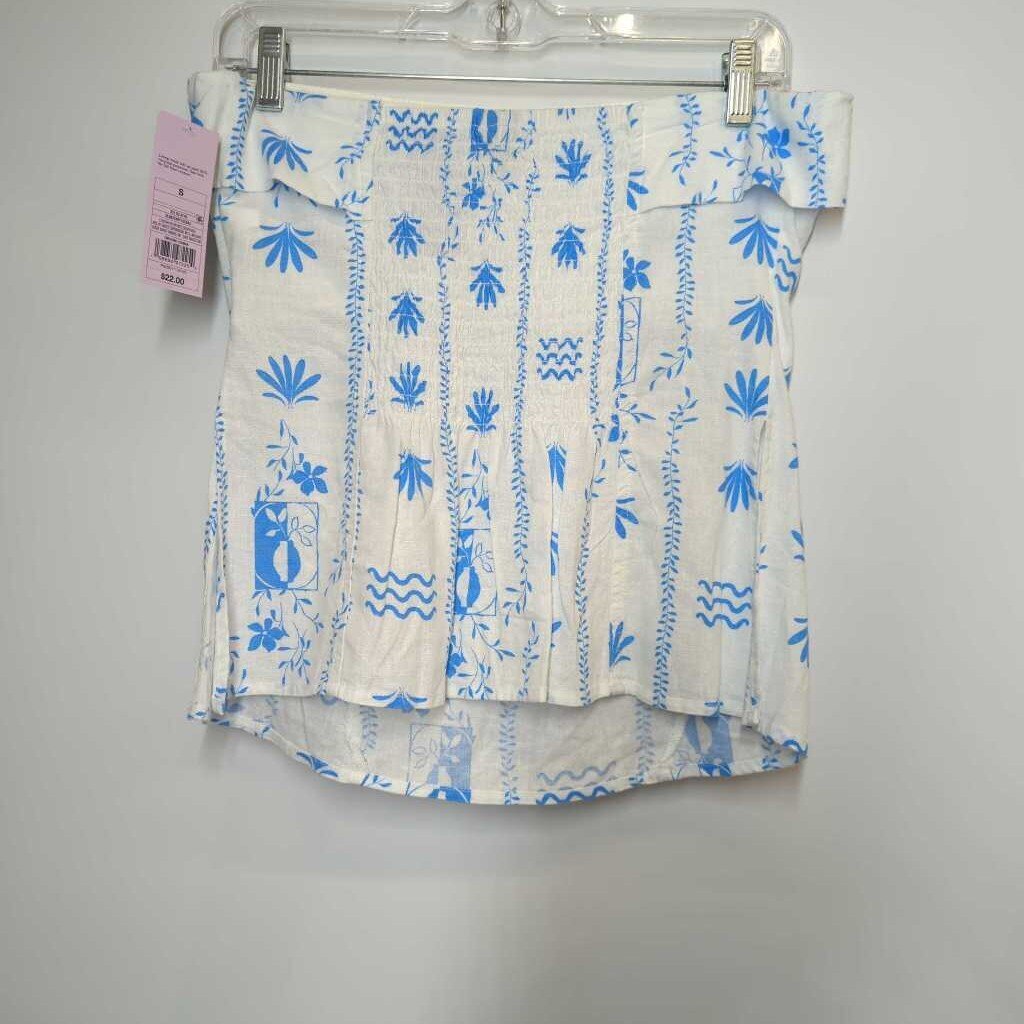 Wild Fable Tank S White/Blue
