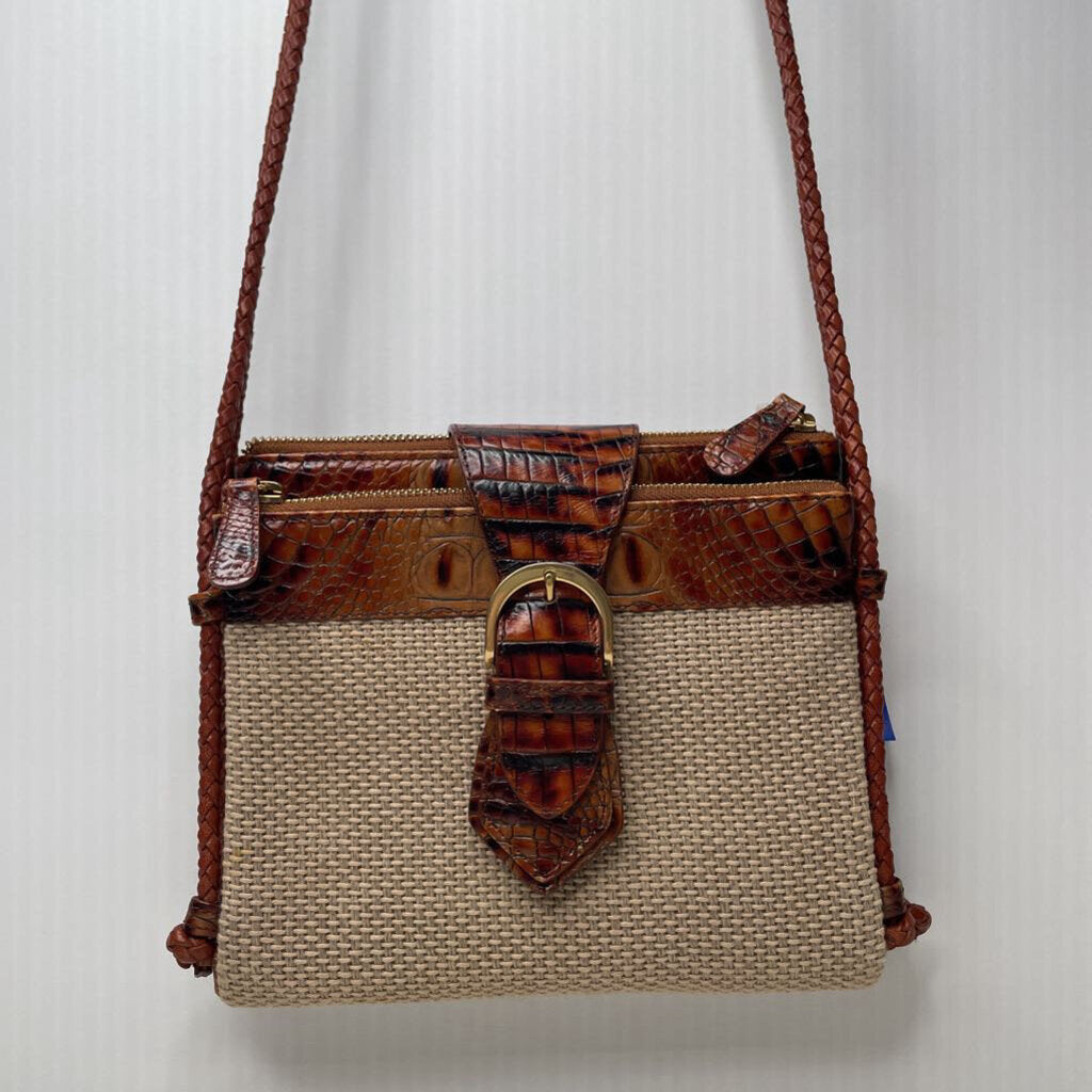 Brahmin Purses Small Crossbody Brown/Tan