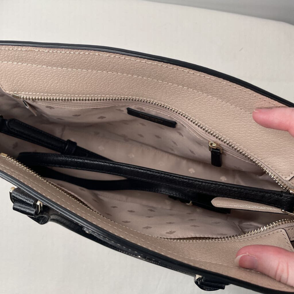 Kate Spade Purses Medium Hand Bag Blush/Black