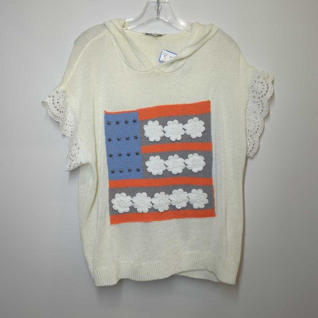 Davi & Dani Shirt S Cream/Flag