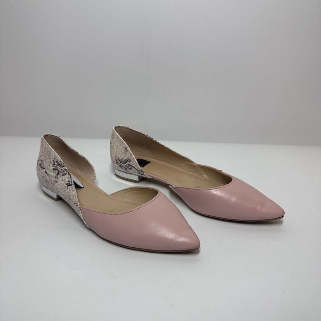 White House Black Market Shoes 8 Pink/Snake Print