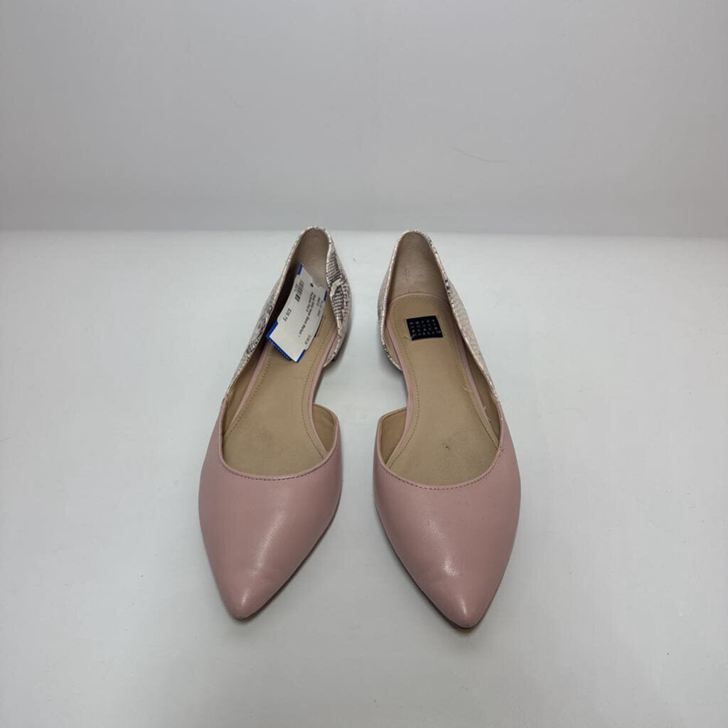 White House Black Market Shoes 8 Pink/Snake Print