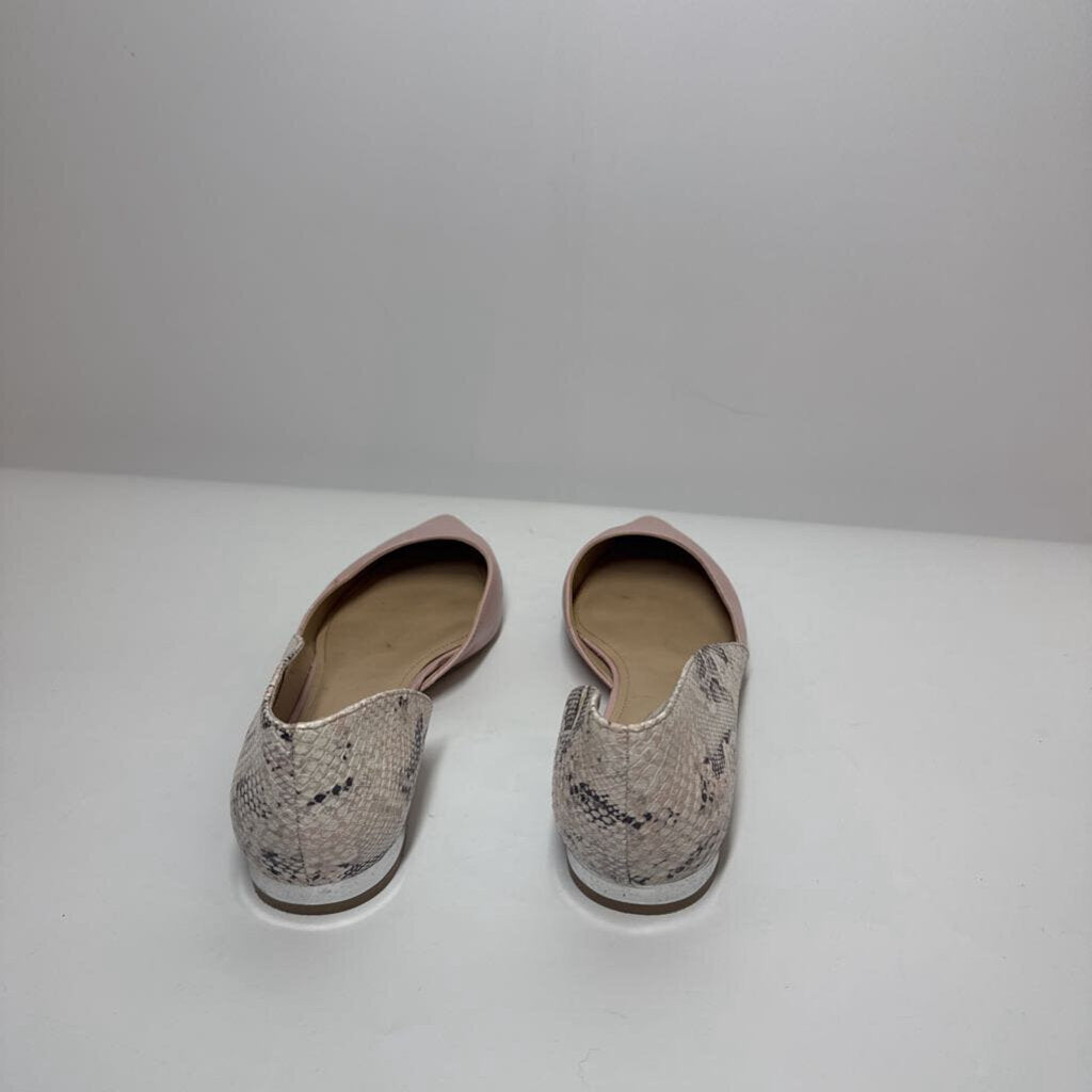 White House Black Market Shoes 8 Pink/Snake Print