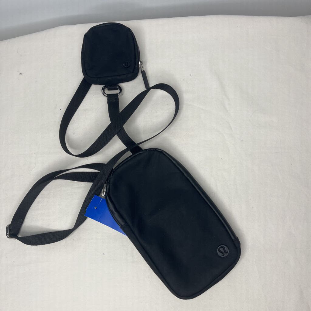 Lululemon Purses Men's Phone & Earbud Sling Black