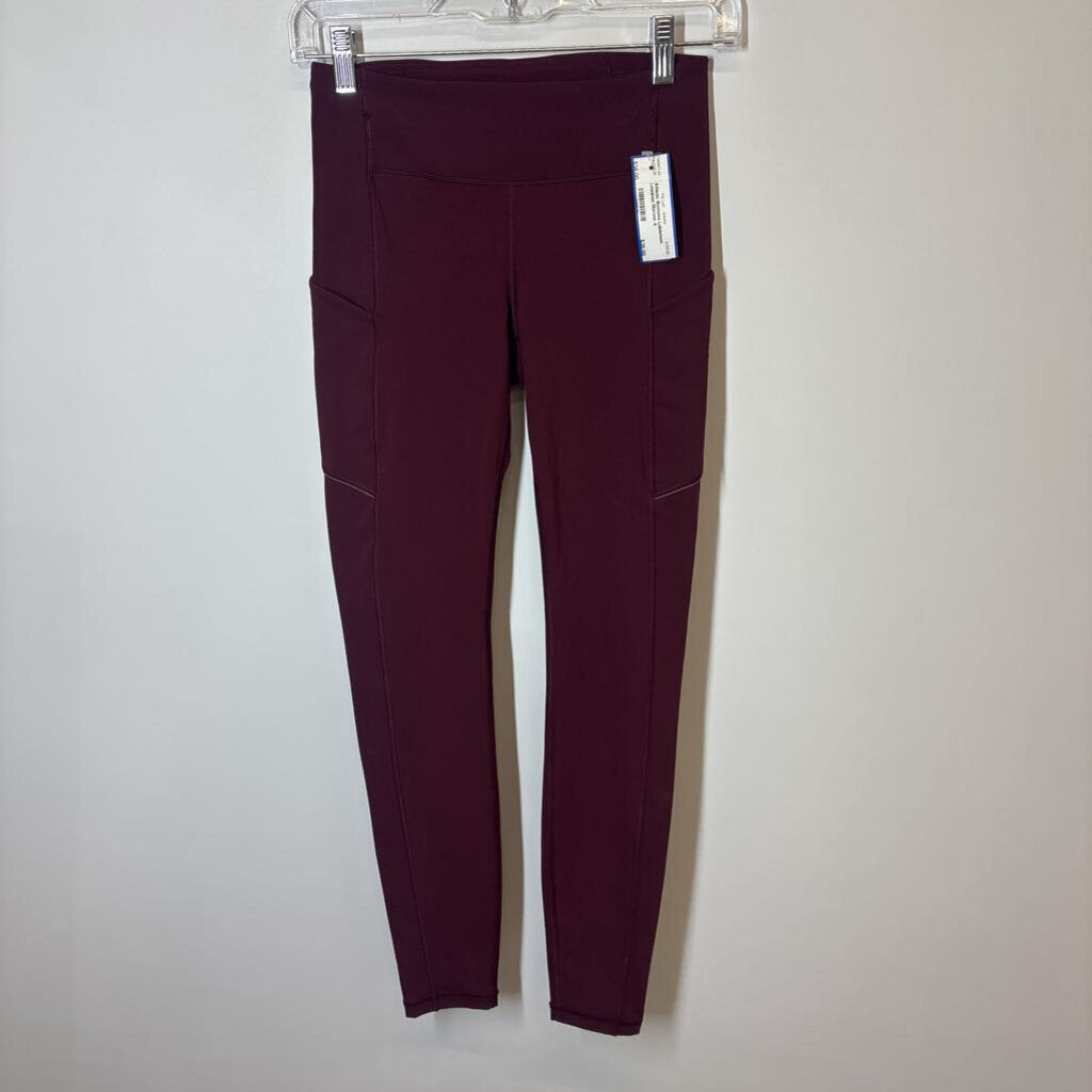 Lululemon Athletic Bottoms 4 Maroon