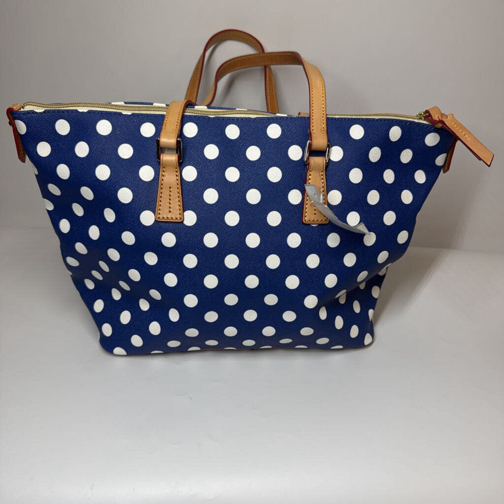 Dooney & Bourke Purses Tote Blue/Dots