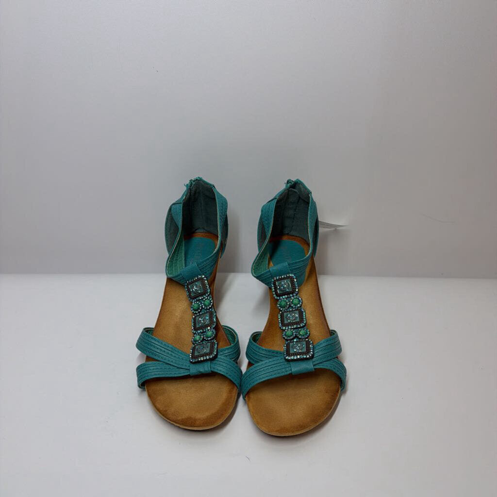 Patrizia Shoes 40/9 Teal/Sparkle