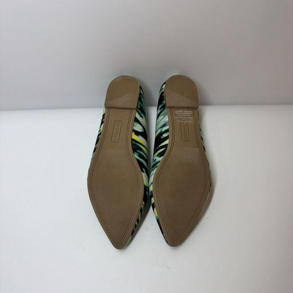 Express Shoes 9 Teal/Black