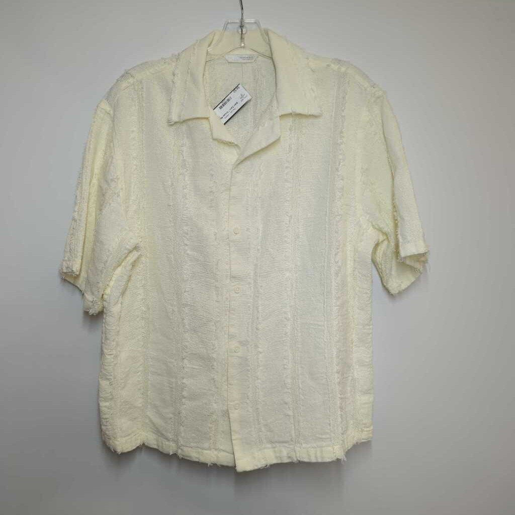 Zara Shirt Men's M Cream