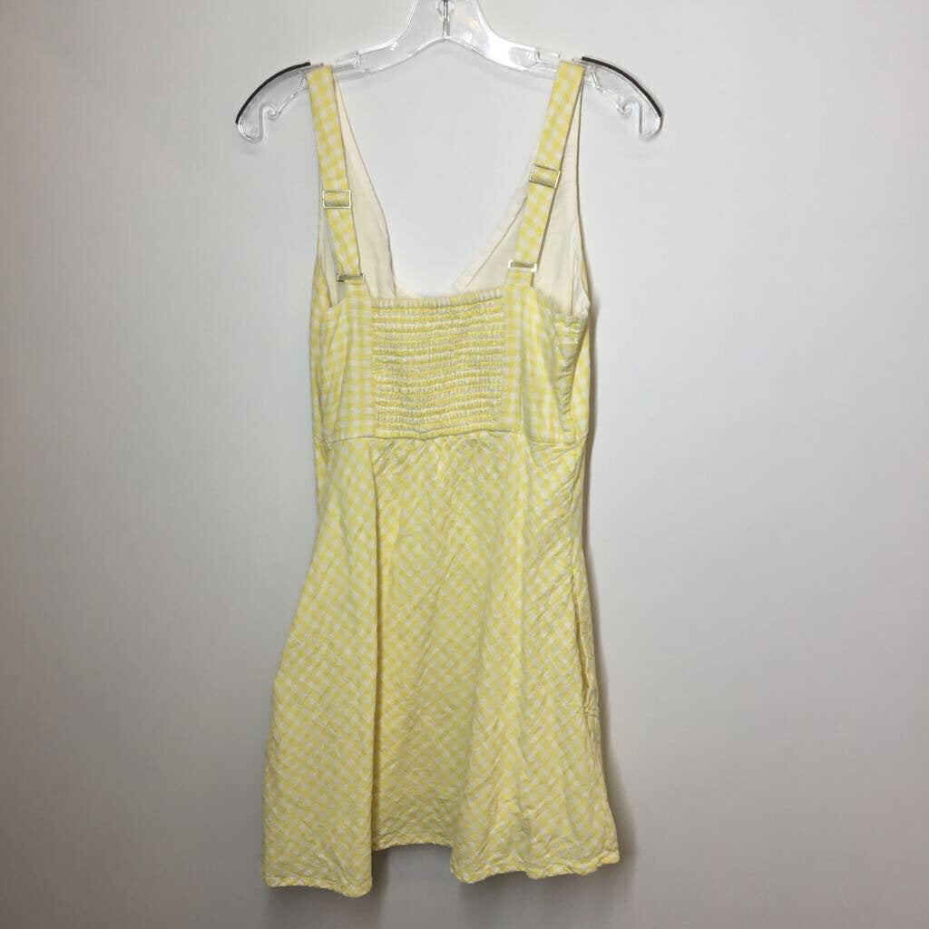 Abercrombie & Fitch Dress M Tall Yellow/White