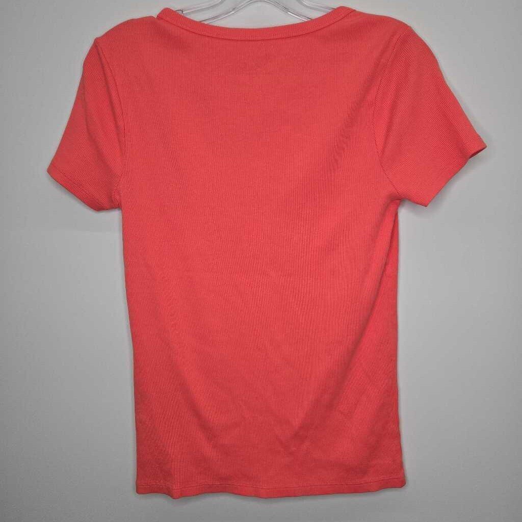 Time & Tru Shirt S Coral Pink