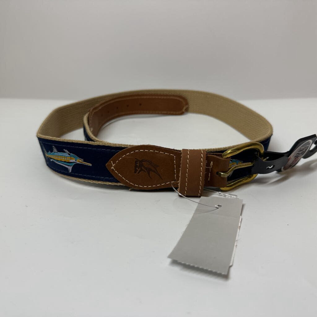 Belt Men's 38 Navy