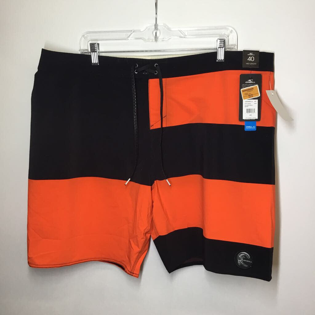 O'Neill Swim Wear Men's 40/XL Orange/Black