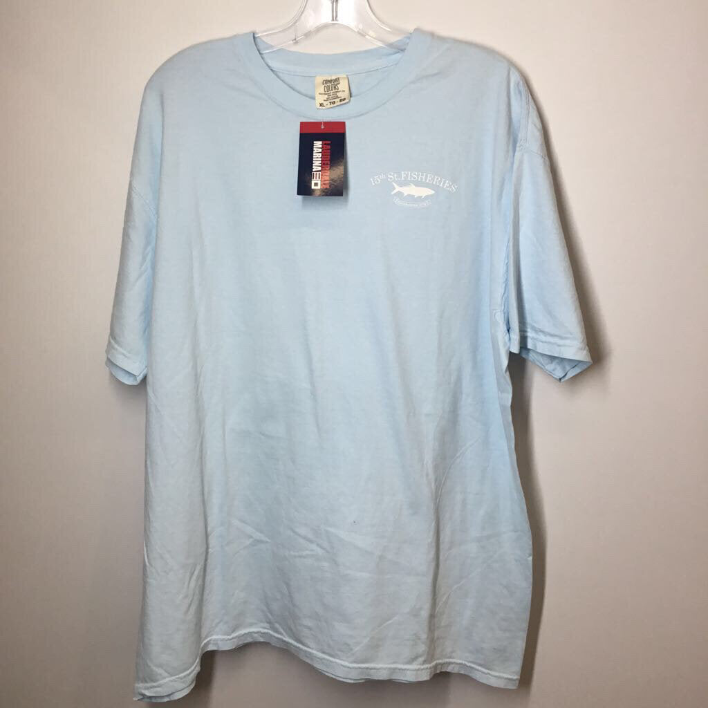 Comfort Colors Shirt Men's XL Blue