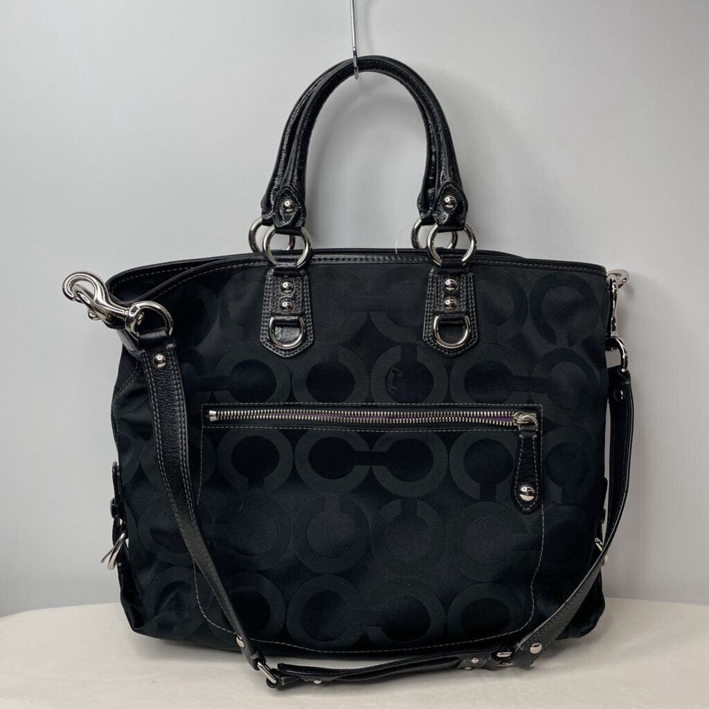 Coach Purses Large Shoulder Bag Black