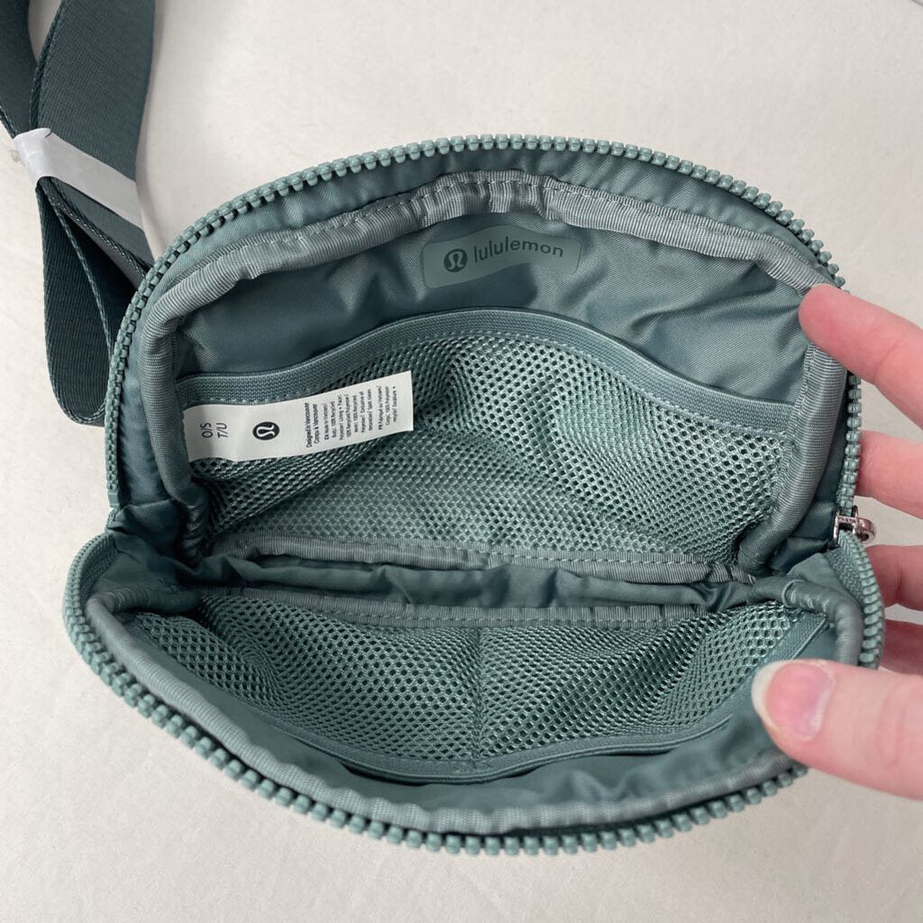 Lululemon Accessories Belt Bag Green Knit Mesh