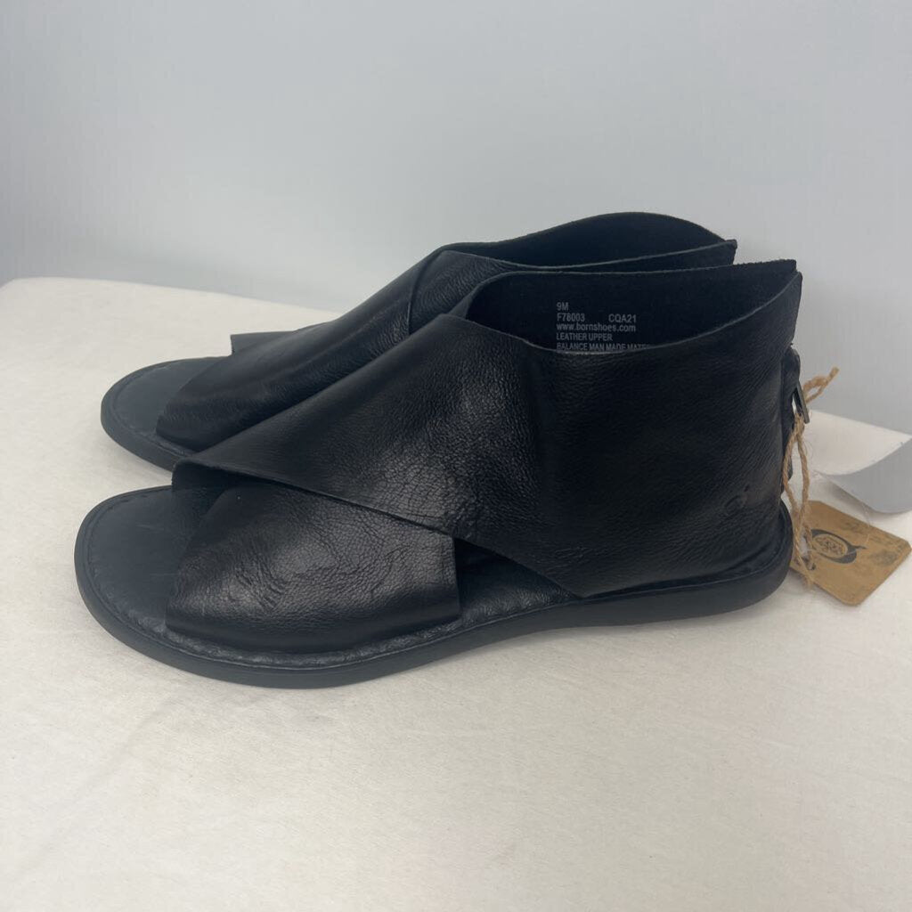 Born Shoes 9 Black Leather