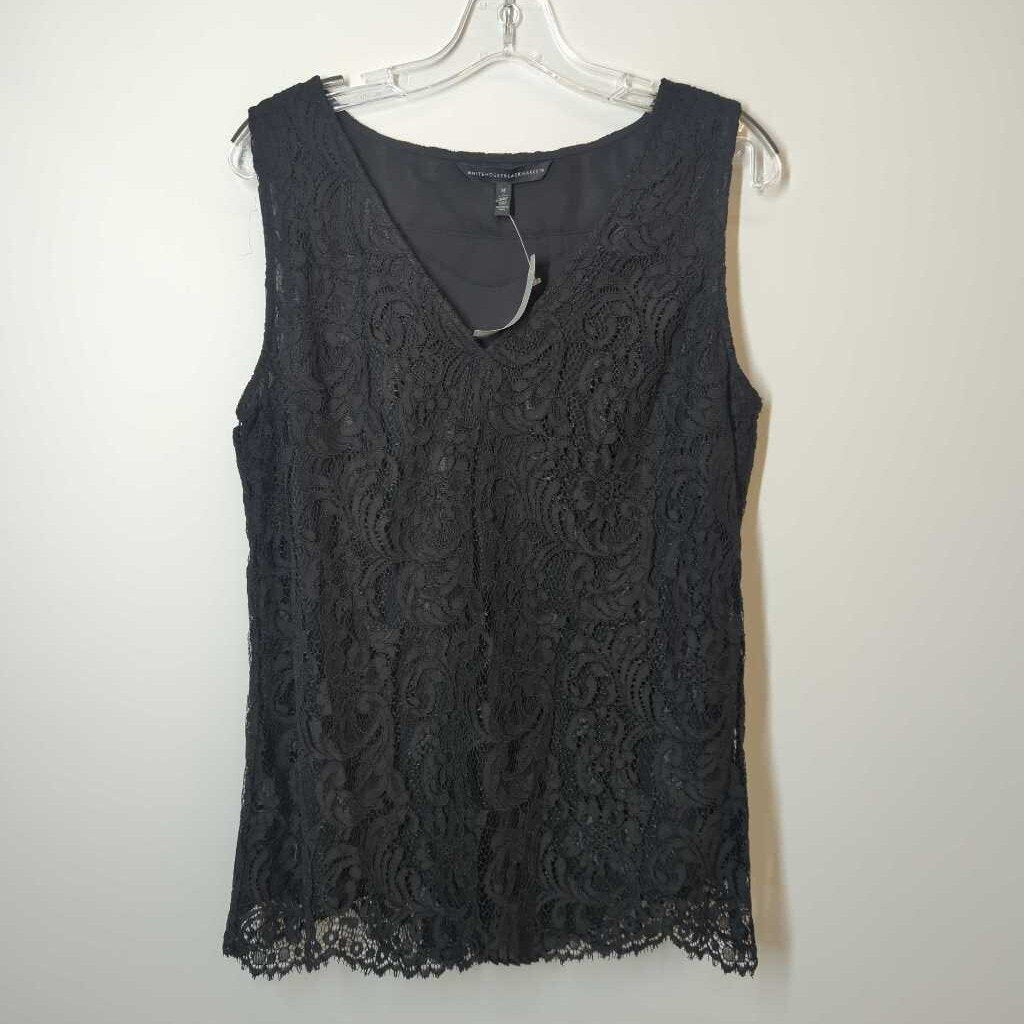 White House Black Market Tank M Black
