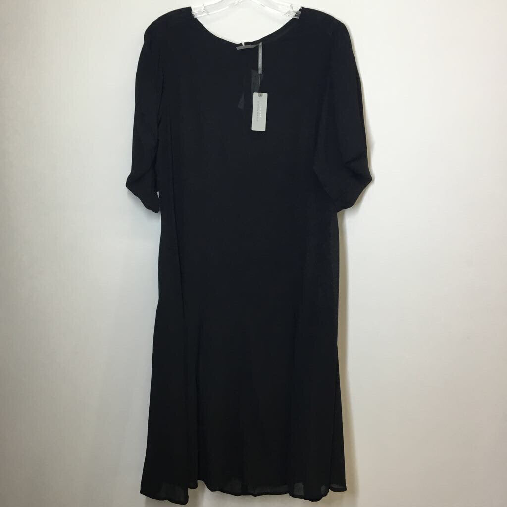 Anthropologie Dress L Petite Black