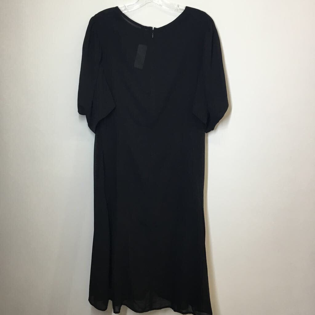 Anthropologie Dress L Petite Black