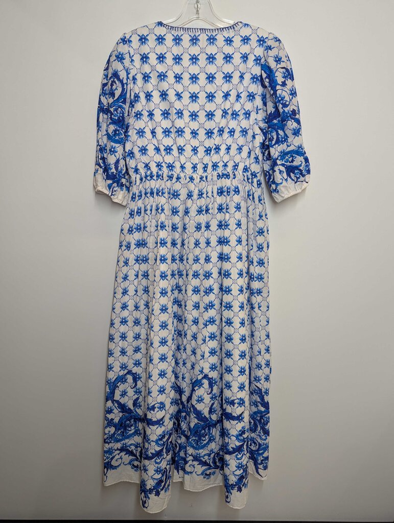 Dress M Blue/White