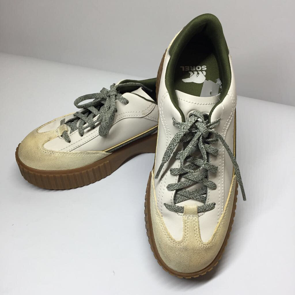 Sorel Shoes 8 Cream/Green