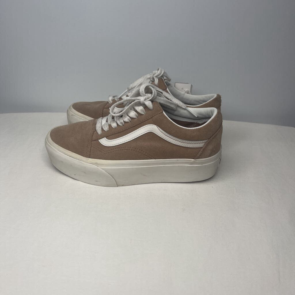 Vans Shoes 8 Tan/White