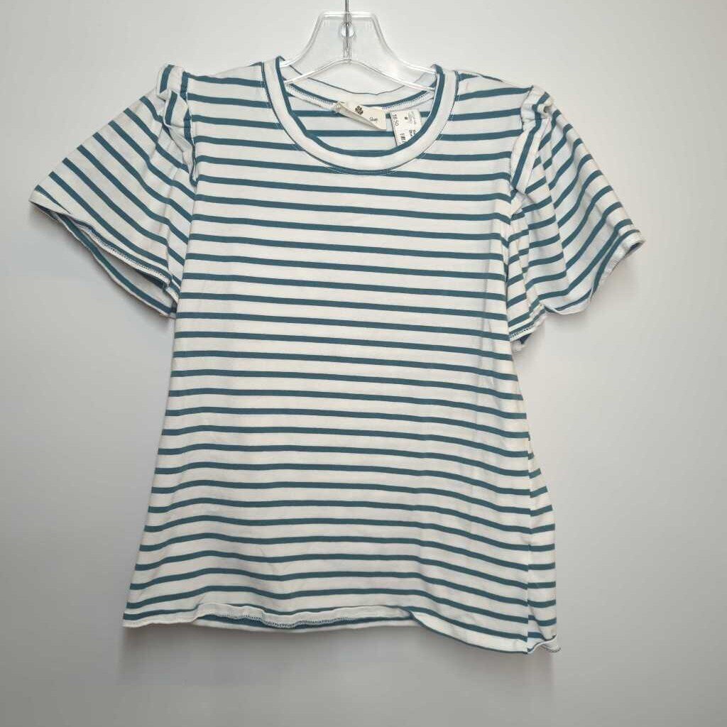 Betsey's Boutique Shop Shirt S Blue/White