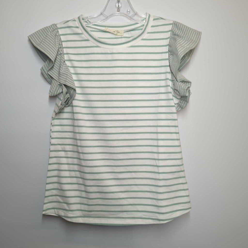 Doe & Rae Shirt S Green/White