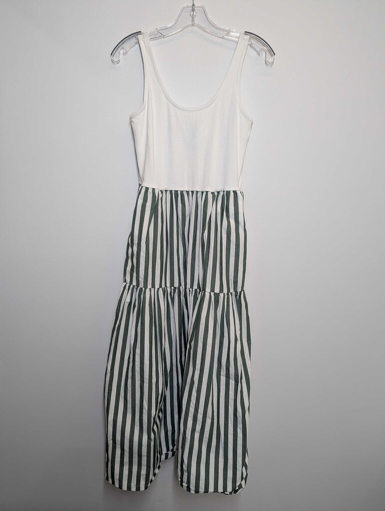 J. Crew Dress S Green/White