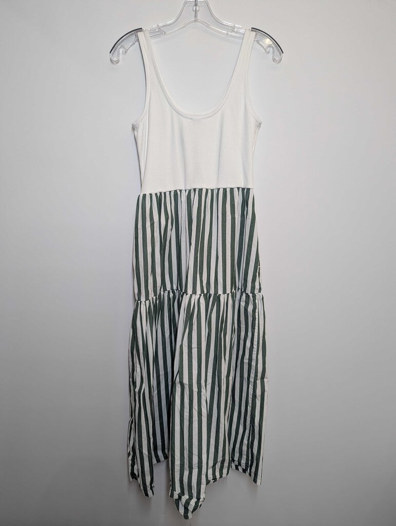 J. Crew Dress S Green/White