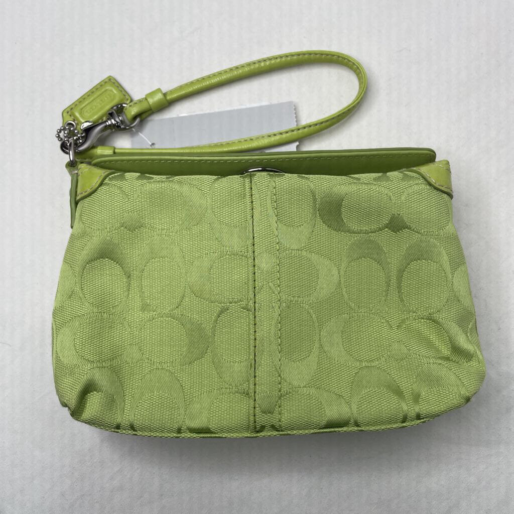 Coach Wallet Wristlet Green