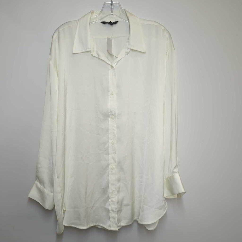 Banana Republic Long Sleeve L White