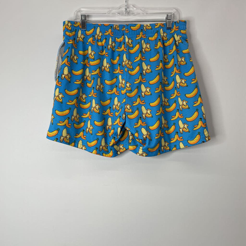 Athletic Bottoms Men's L Blue/Yellow Bananas