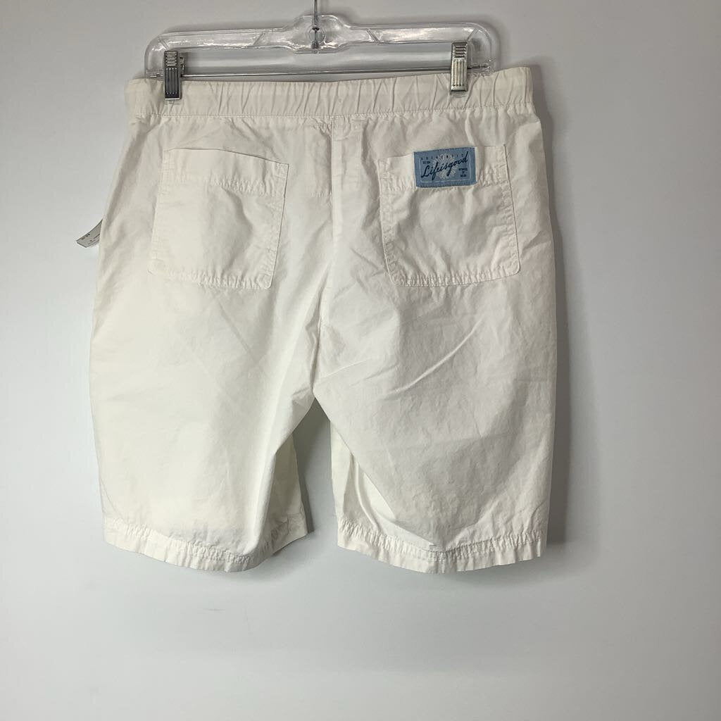 Life is Good Shorts 8 White