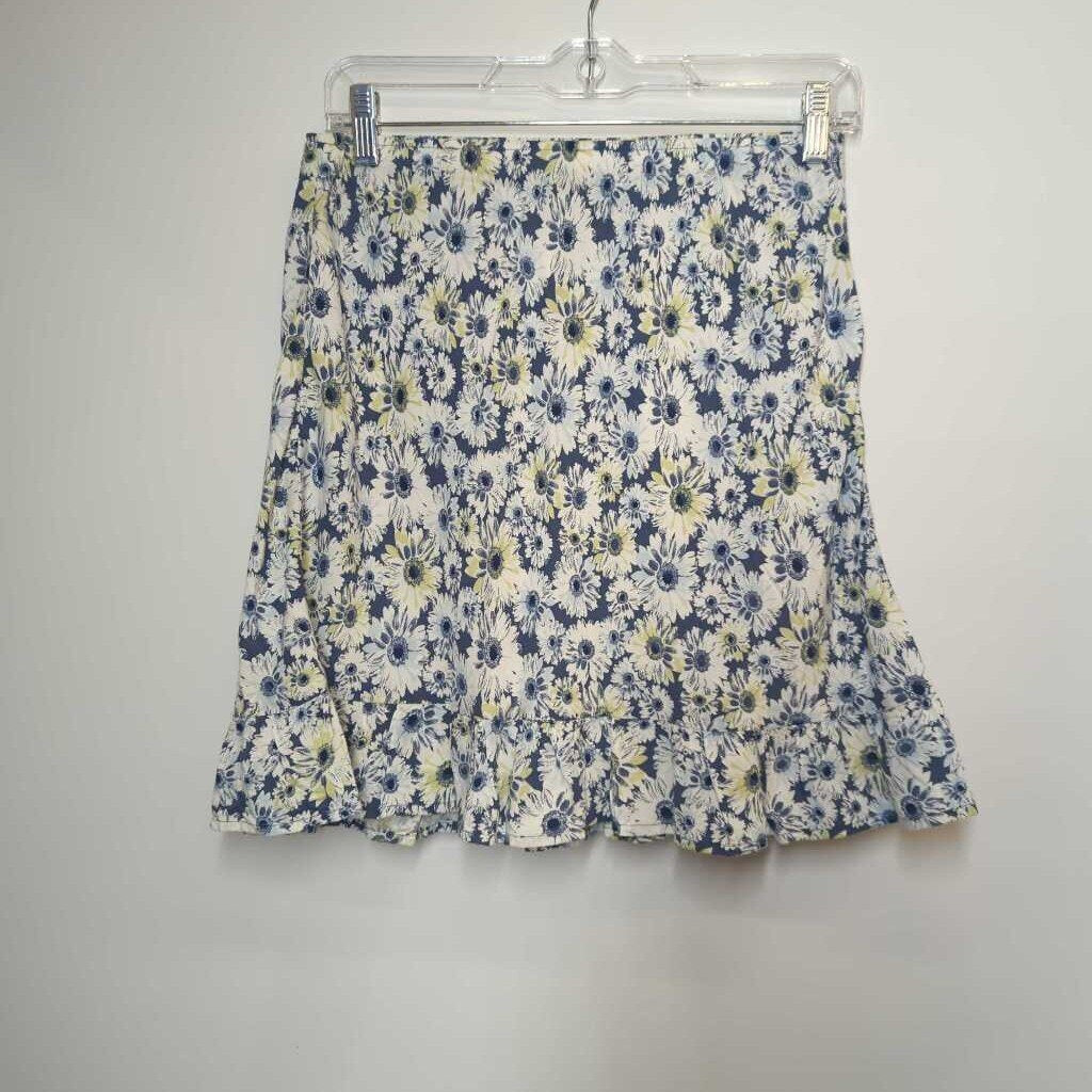 So Skirt M Blue/Floral