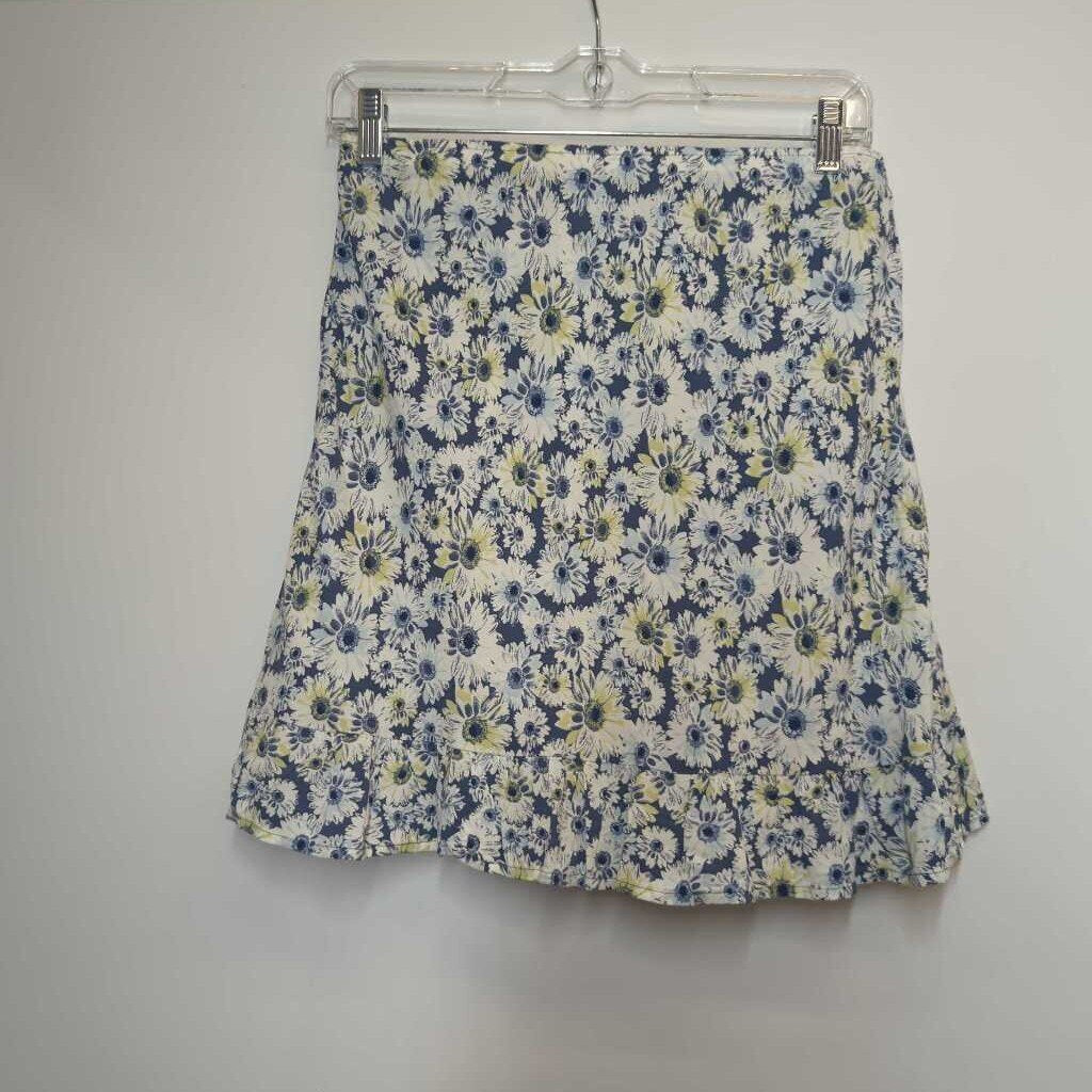So Skirt M Blue/Floral