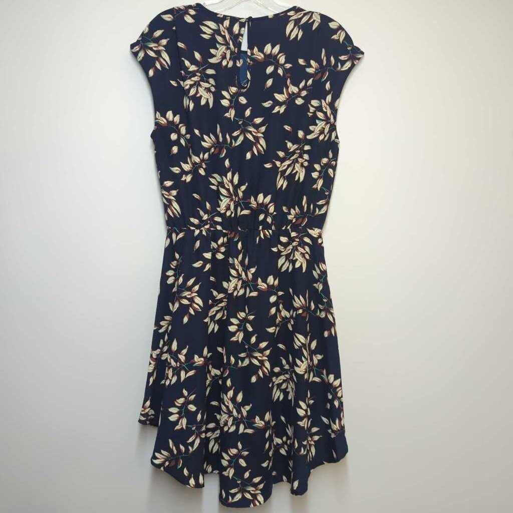 Collective Concepts Dress M Blue/Floral